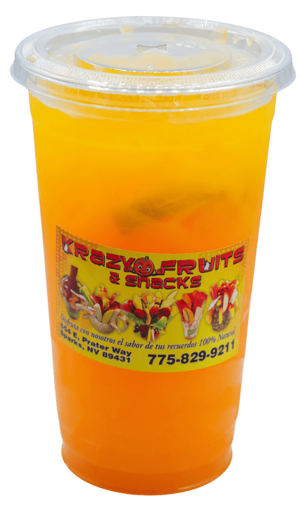 Orange juice at Krazy Fruits.