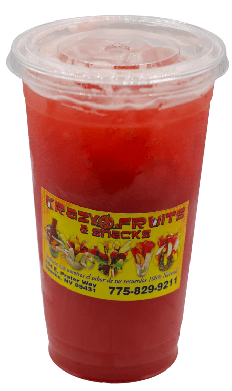 Watermelon juice at Krazy Fruits.