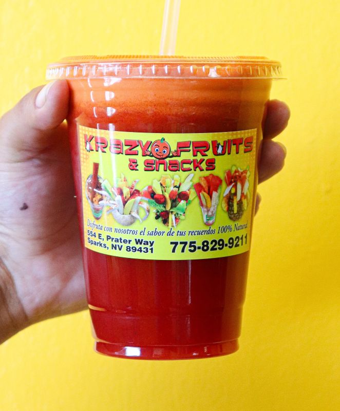 Fresh pressed beets with other vegetables at Krazy Fruits.
